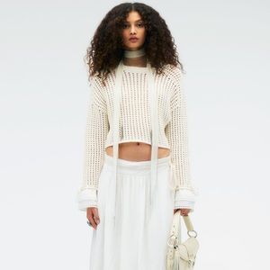 Zara ruffled sweater limited edition